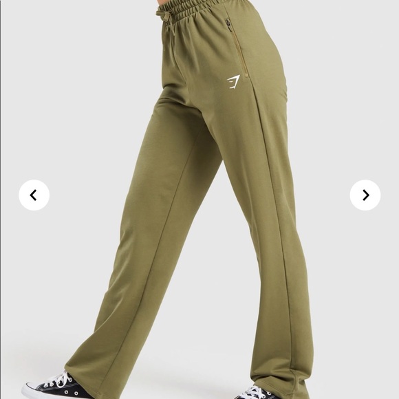 SOLD —Olive green trining pants - Picture 2 of 2